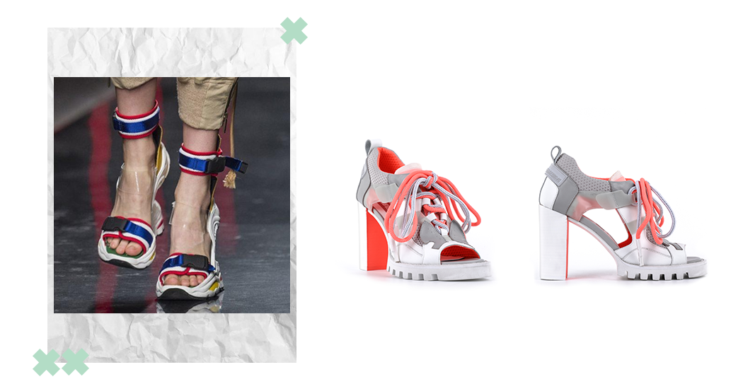 С чем носить спортивные сандалии