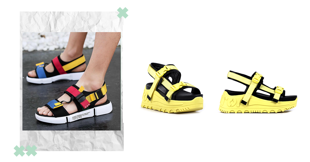 Сандалии на спортивной подошве