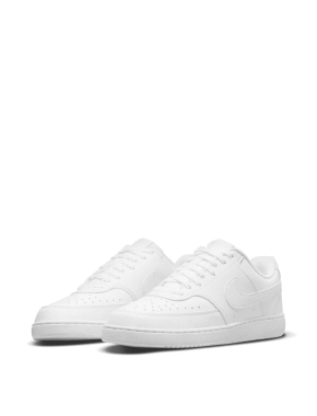 Чоловічі кеди Nike Court Vision Low Next Nature білі шкіряні - фото 2 - Miraton