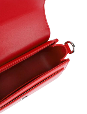 Жіноча сумка крос-боді MIRATON шкіряна червона - фото 7 - Miraton
