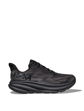 Чоловічі кросівки Hoka Clifton 9 тканинні чорні - фото 1 - Miraton