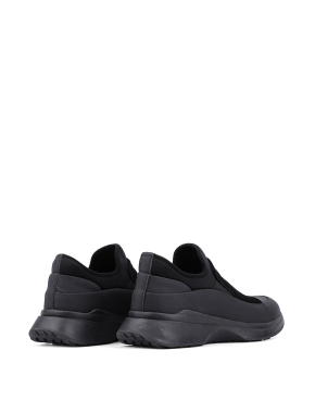 Мужские кроссовки черные кожаные - фото 4 - Miraton