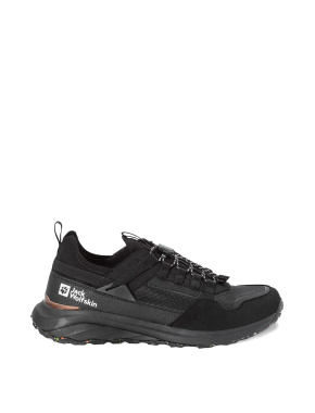 Чоловічі кросівки Jack Wolfskin Dromoventure Athletic Low тканинні чорні - фото 1 - Miraton