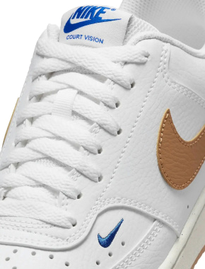 Женские кеды Nike Court Vision Low Nn Trainers из экокожи белые - фото 5 - Miraton