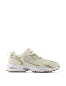 Женские кроссовки New Balance 530 тканевые молочного цвета - фото  - Miraton