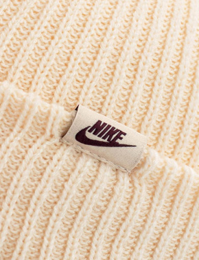 Шапка Nike Nike U Nk Peak Beanie бежевая - фото 1 - Miraton