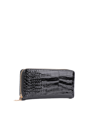 Жіночий гаманець MIRATON з екошкіри чорний - фото 2 - Miraton