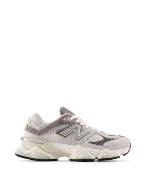 Женские кроссовки New Balance 9060 замшевые серые - фото 1 - Miraton