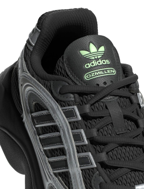 Женские кроссовки Adidas Ozmillen из искусственной кожи черные - фото 5 - Miraton