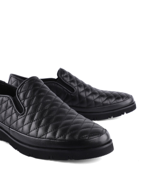 Мужские туфли черные кожаные - фото 5 - Miraton