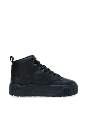 Жіночі черевики PUMA Karmen II Mid з екошкіри чорні - фото 3 - Miraton