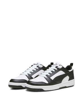 Женские кеды PUMA Rebound V6 Low из экокожи белые - фото 3 - Miraton