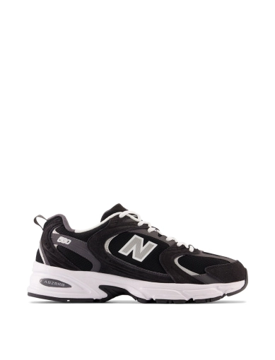 Мужские кроссовки New Balance 530 тканевые черные фото 1