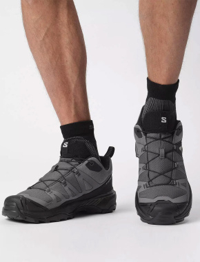 Мужские кроссовки Salomon X ULTRA 360 тканевые серые - фото 1 - Miraton