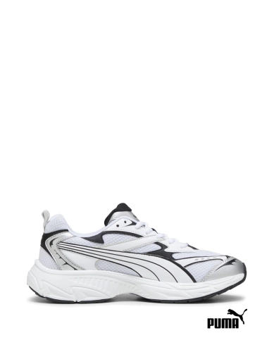 Жіночі кросівки PUMA Morphic Base зі штучної шкіри білі фото 1