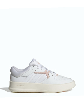 Женские кеды Adidas Court 24 Trainers из искусственной кожи белые - фото  - Miraton