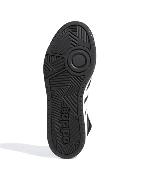Чоловічі кеди чорні шкіряні Adidas HOOPS 3.0 MID - фото 6 - Miraton