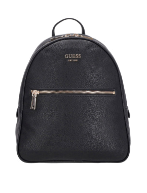 Жіночий чорний рюкзак Guess з логотипом - фото 1 - Miraton