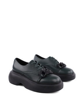 Жіночі туфлі Miraton зелені - фото 3 - Miraton