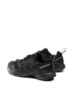 Женские кроссовки Salomon X-ADVENTURE GTX W Bk черные - фото 4 - Miraton