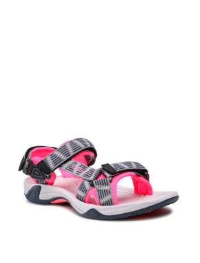 Жіночі сандалі CMP Hamal Hiking тканинні сіро-рожеві - фото 2 - Miraton