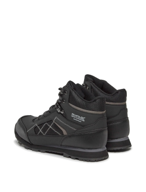 Мужские ботинки треккинговые черные - фото 3 - Miraton
