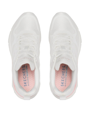 Женские кроссовки Skechers Tres-Air Uno тканевые белые - фото 4 - Miraton
