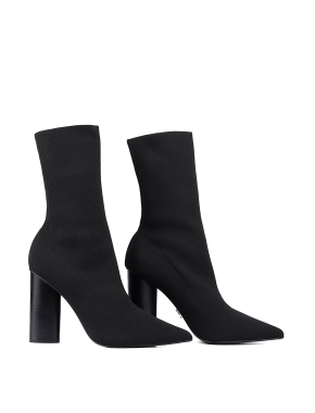 Жіночі черевики панчохи чорні тканинні - фото 3 - Miraton