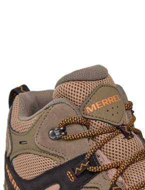 Мужские ботинки Merrell Accentor 3 Mid WP замшевые бежевые с подкладкой из искусственного меха - фото 5 - Miraton