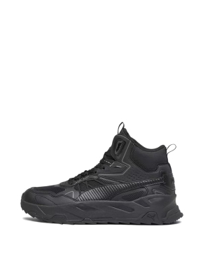 Чоловічі черевики PUMA Trinity Mid Hybrid з екошкіри чорні - фото 2 - Miraton