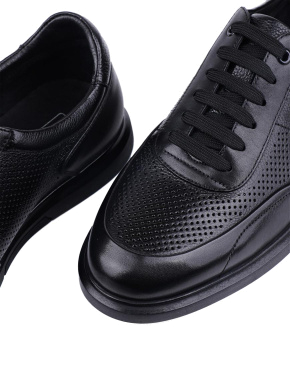 Чоловічі туфлі Miguel Miratez чорні шкіряні - фото 5 - Miraton