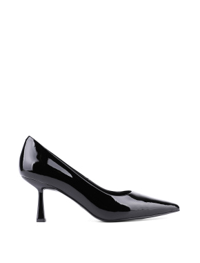 Жіночі туфлі MIRATON лакові чорні - фото 1 - Miraton