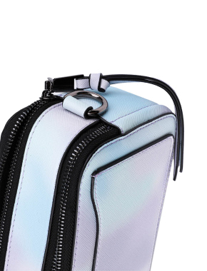 Сумка MIRATON Camera Bag з екошкіри різнокольорова з декорованим ременем - фото 5 - Miraton