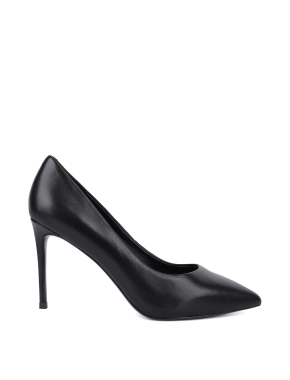 Жіночі туфлі шкіряні чорні - фото 1 - Miraton