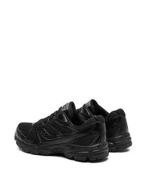 Женские кроссовки Saucony Ride Millenium Black тканевые черные - фото 3 - Miraton