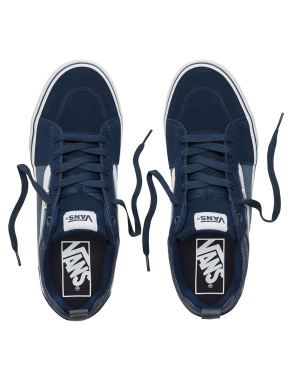 Чоловічі кеди Vans Filmore Suede шкіряні сині - фото 3 - Miraton