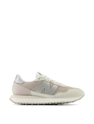 Жіночі кросівки New Balance 237 замшеві бежеві фото 1