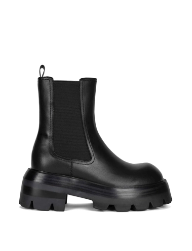 Жіночі черевики JEFFREY CAMPBELL шкіряні чорні (SUBURBIA(JCD-155-2-05)) - фото 1 - Miraton