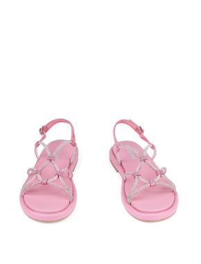 Жіночі сандалі Attizzare шкіряні рожеві - фото 2 - Miraton