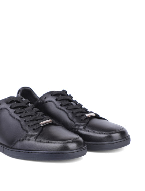 Чоловічі туфлі шкіряні чорні - фото 5 - Miraton