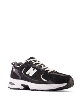 Мужские кроссовки New Balance 530 тканевые черные - фото 2 - Miraton