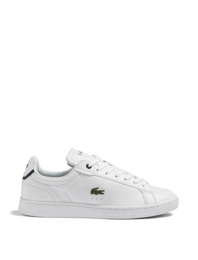 Мужские кеды Lacoste CARNABY белые кожаные фото 1