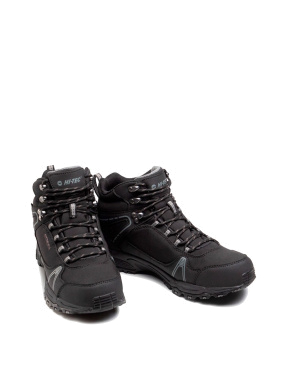 Мужские ботинки треккинговые тканевые черные - фото 3 - Miraton