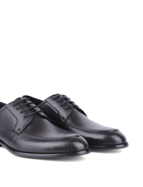 Чоловічі туфлі оксфорди шкіряні чорні - фото 5 - Miraton