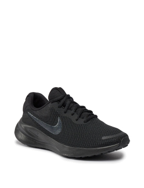 Мужские кроссовки Nike Revolution 7 черные тканевые - фото 2 - Miraton