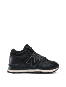 Мужские кожаные кроссовки серые New Balance 574Н - фото  - Miraton