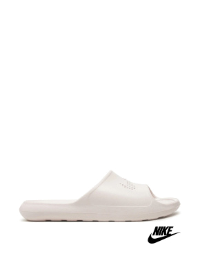 Женские шлепанцы Nike Victori One Shower резиновые розовые - фото 1 - Miraton