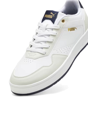 Чоловічі кеди PUMA Court Classic зі штучної шкіри білі - фото 5 - Miraton