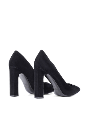Жіночі туфлі велюрові чорні - фото 3 - Miraton