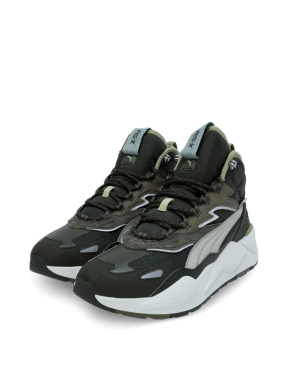 Чоловічі черевики PUMA RS-X Hi з екошкіри сірі - фото 2 - Miraton